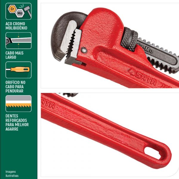 Chave Grifo Heavy Duty 48 Pol. Sata