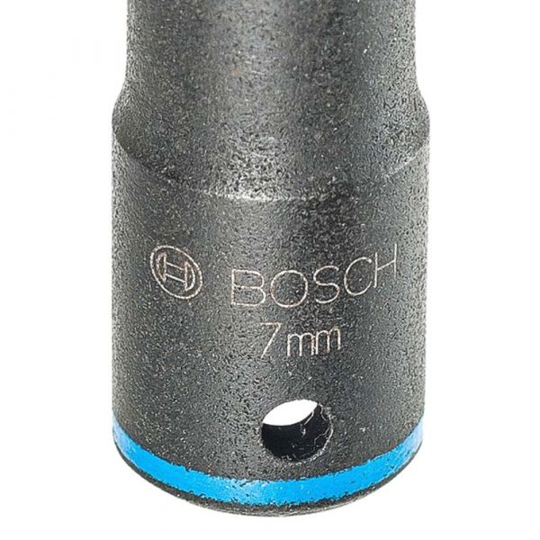 Chave Soquete Impacto Encaixe 1/4 Pol. 7 mm Bosch 