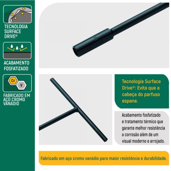 Chave Soquete T 8mm Sata