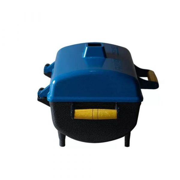 Churrasqueira Gold De Alumínio Com Tampa Azul Durafort