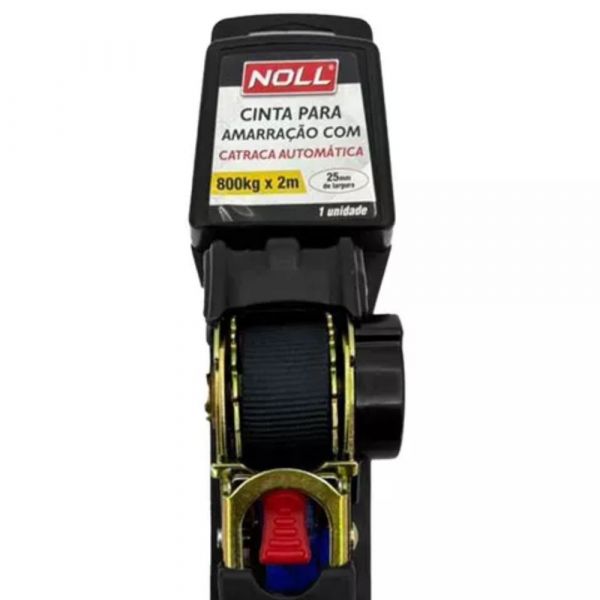 Cinta para Amarração com Catraca Automática 800Kg x 2 Metros Amatools 