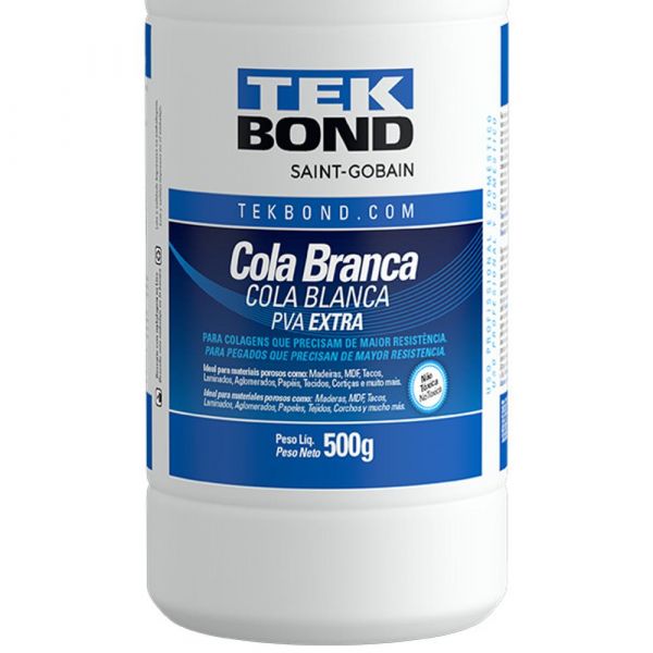 Cola Branca PVA Extra 500g Tekbond