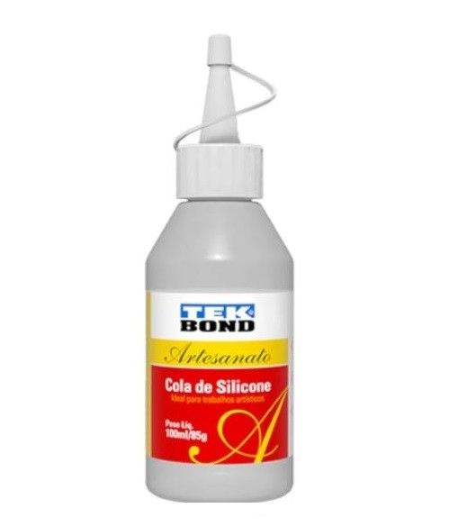 Cola de Silicone para Artesanato 100ml/85g Tekbond