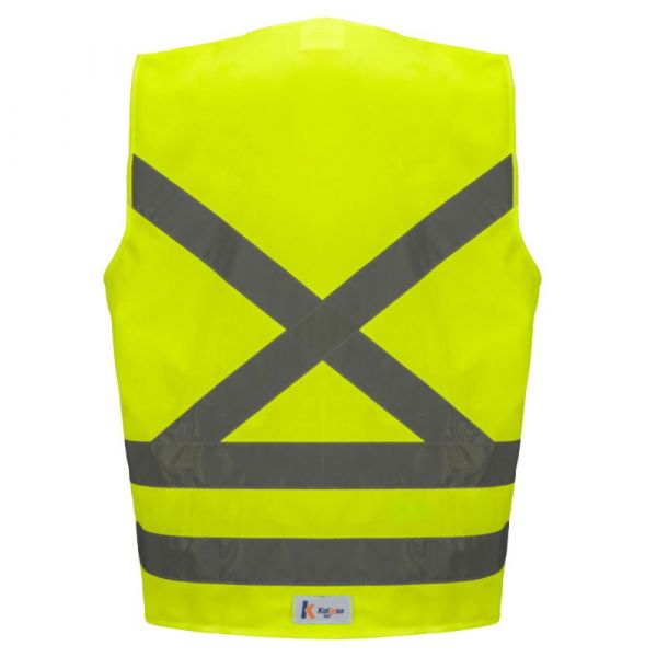 Colete Refletivo Amarelo com Bolso Tamanho XG Kalipso