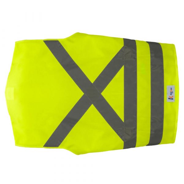 Colete Refletivo Amarelo com Bolso Tamanho XG Kalipso