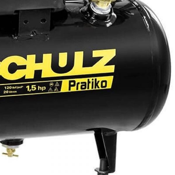Compressor de Ar Pratiko CSI-6,6 20L 1,5cv Schulz