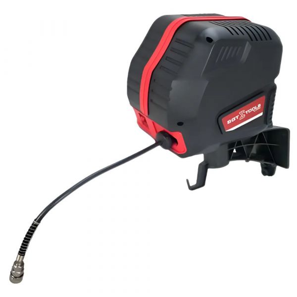 Compressor de Ar Sem Óleo com Mangueira 10 Metros Carretel Enrolador Sigma Tools