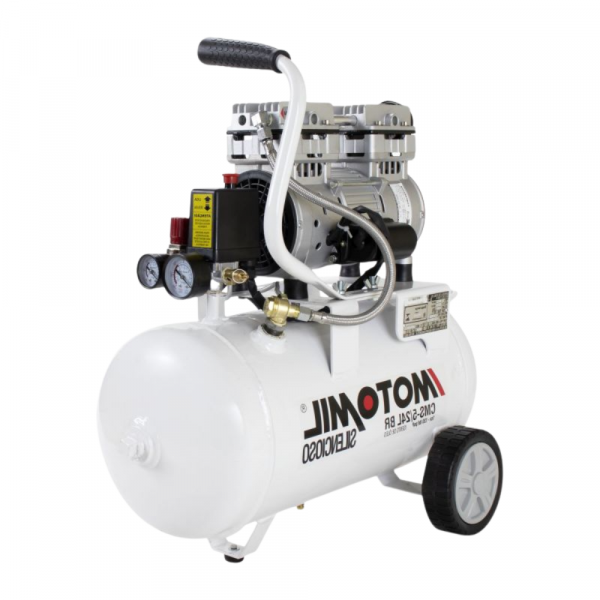 Compressor Odontológico Isento de Óleo 24 Litros 220V CMS-5/24BR Motomil Tekna