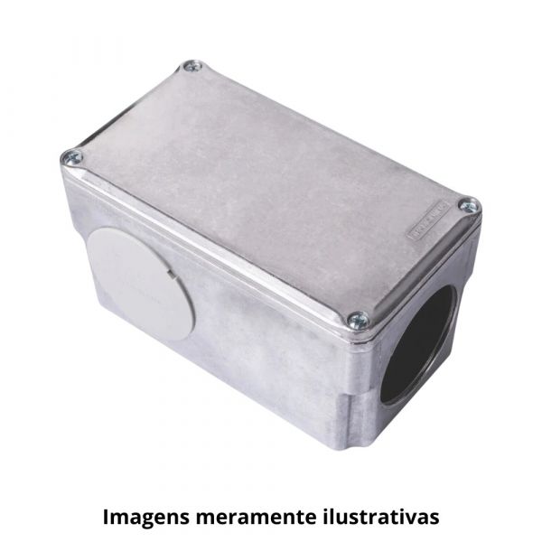 Condulete Múltiplo 2 Pol. Tipo L com Tampa Tramontina