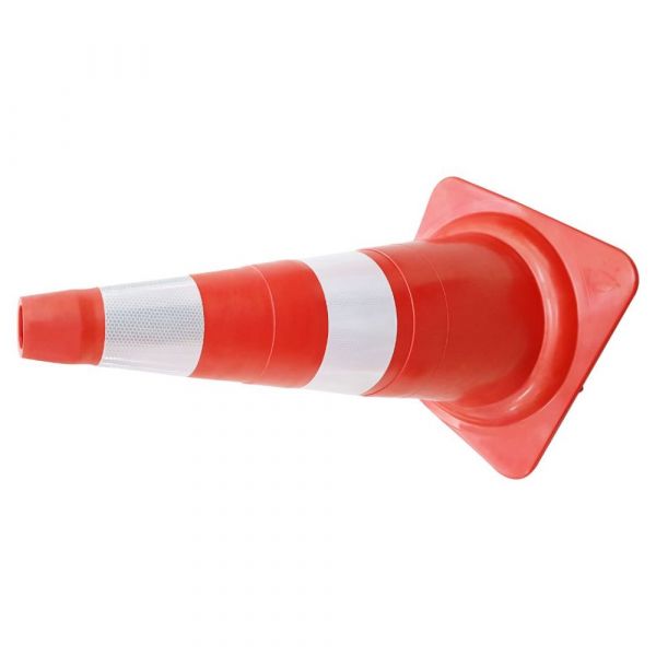 Cone Sinaliazação Flexível sem Furo NBR 15.071 75cm Plastcor