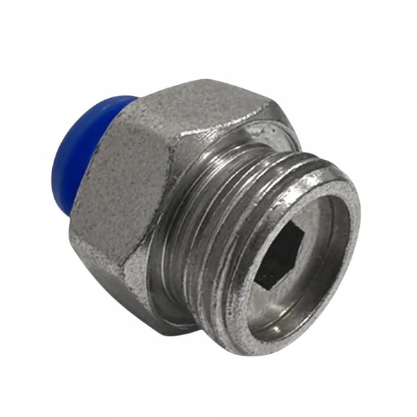 Conector Macho Instantâneo 6mm x 3/8 Pol. BSP Fluir