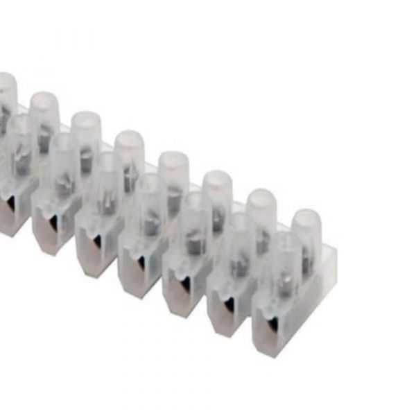Conector Termoplástico Branco 12 Polos 10mm 30A Decorlux