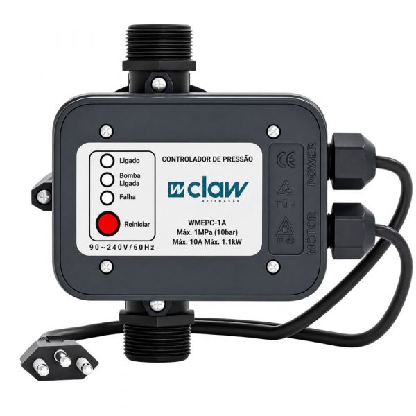 Controlador Eletrônico de Pressão WMEPC-1A 220/240V 10A 60Hz Claw
