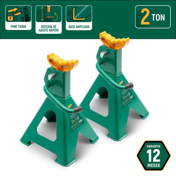 Par de Cavaletes para Veículos 2.000kg STAE5825L Sata