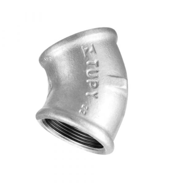 Cotovelo Galvanizado 45º x 1.1/2 Pol. BSP Fêmea Tupy