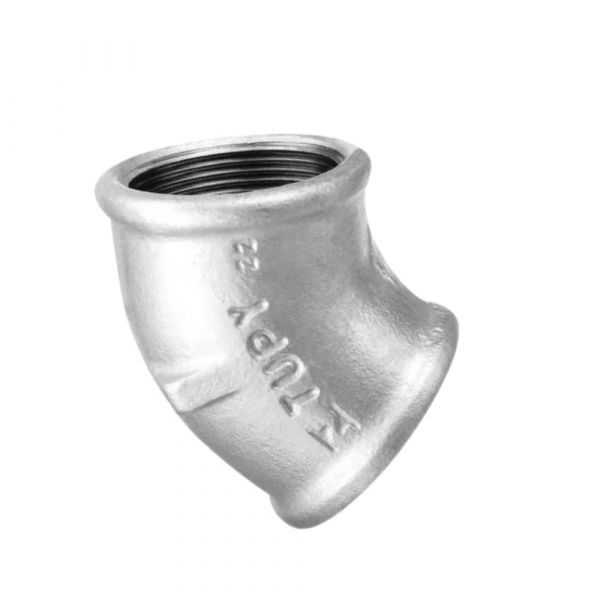 Cotovelo Galvanizado 45º x 1.1/2 Pol. BSP Fêmea Tupy
