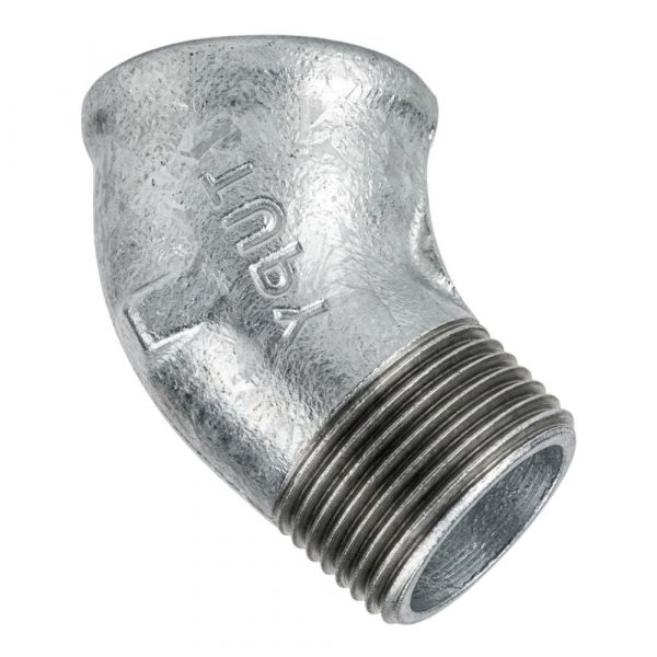 Cotovelo Macho/Fêmea Galvanizado NTP 45º 1/2 Pol. Tupy