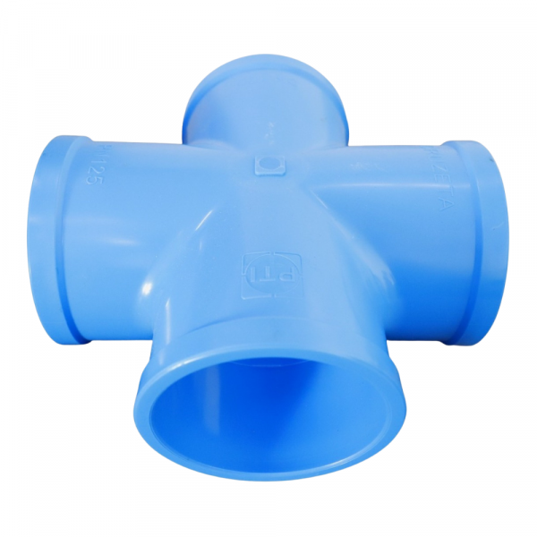 Cruzeta Soldável para Irrigação DN100 PN125 PTI Conexões