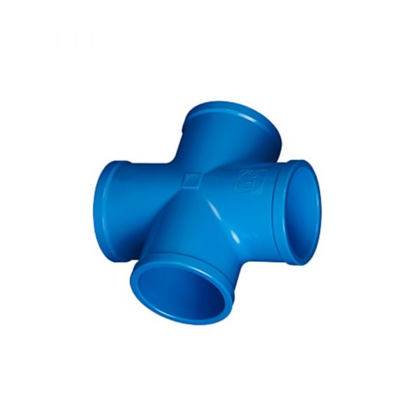 Cruzeta Soldável para Irrigação PN125 DN75 PTI Conexões 