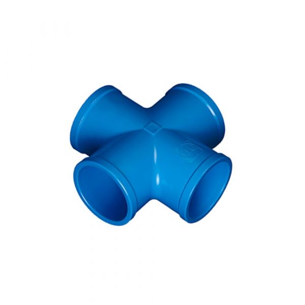 Cruzeta Soldável para Irrigação PN125 DN75 PTI Conexões 