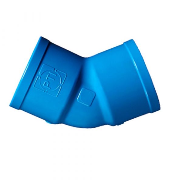 Curva Curta 45° Soldável Irrigação DN50 x PN80 Bolsa/Bolsa PTI Conexões 