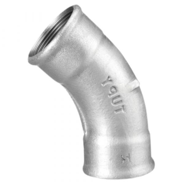 Curva Fêmea Galvanizada 45° 1.1/4 Pol. Tupy