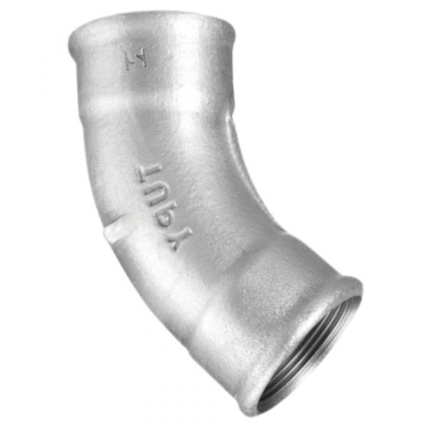 Curva Fêmea Galvanizada 45° 1.1/4 Pol. Tupy