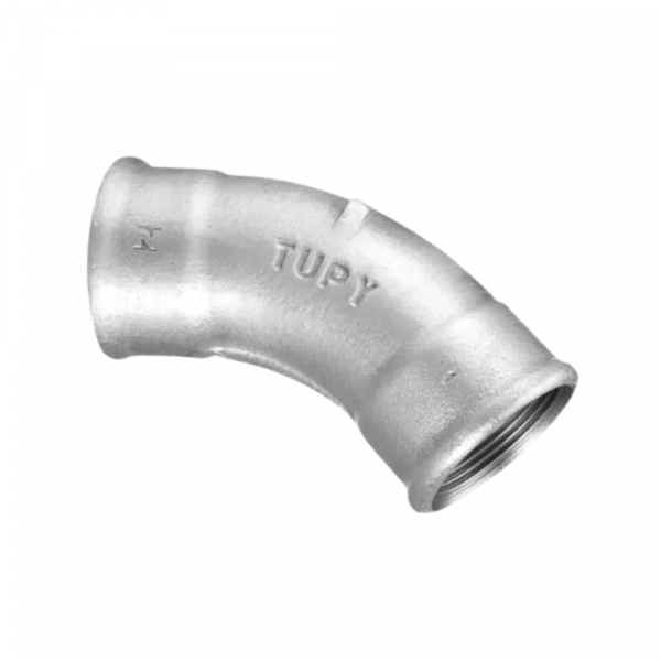 Curva Galvanizada Fêmea 45º 1/2 Pol. Tupy