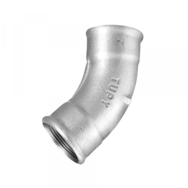 Curva Galvanizada Fêmea 45º 1/2 Pol. Tupy