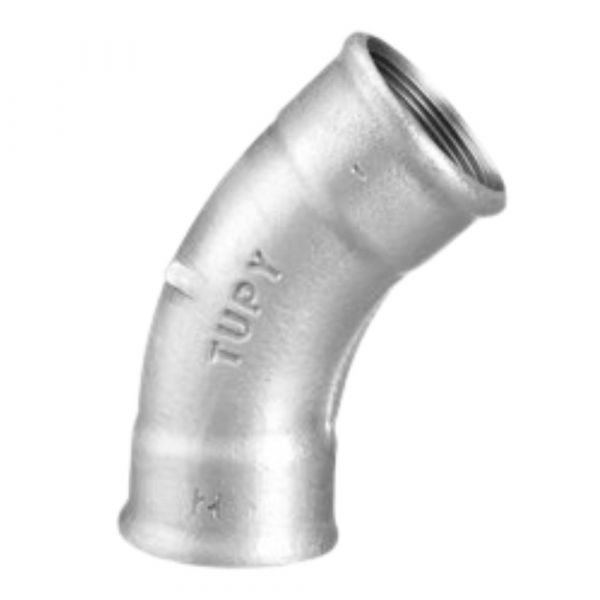 Curva Galvanizada Fêmea 45º 2 Pol. Tupy