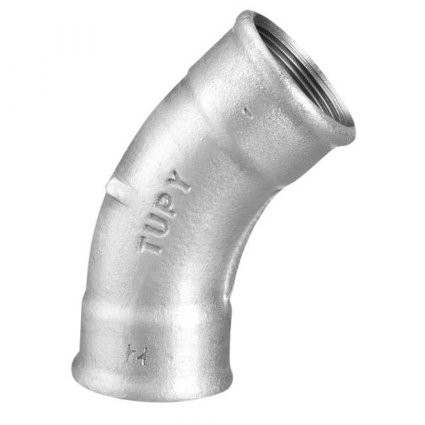 Curva Galvanizada Fêmea 45º 3/4 Pol. Tupy