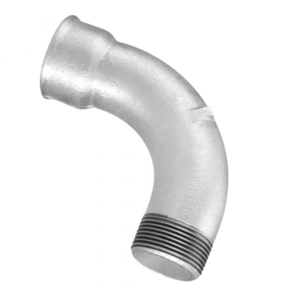 Curva Macho Fêmea 90° Galvanizada 1.1/2 Pol. Tupy