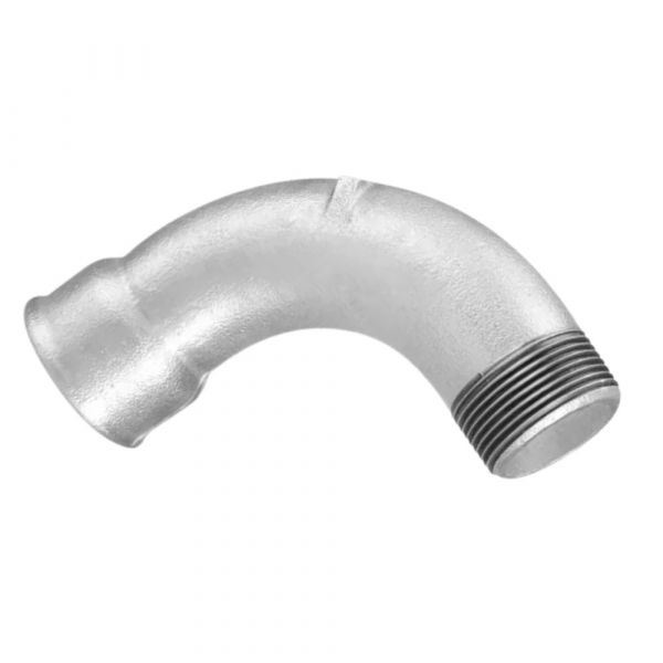Curva Macho Fêmea 90° Galvanizada 1.1/2 Pol. Tupy