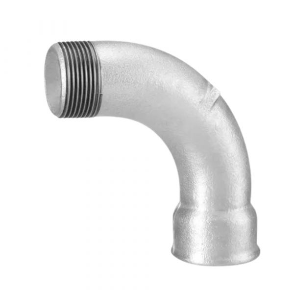 Curva Macho Fêmea 90° Galvanizada 1.1/2 Pol. Tupy