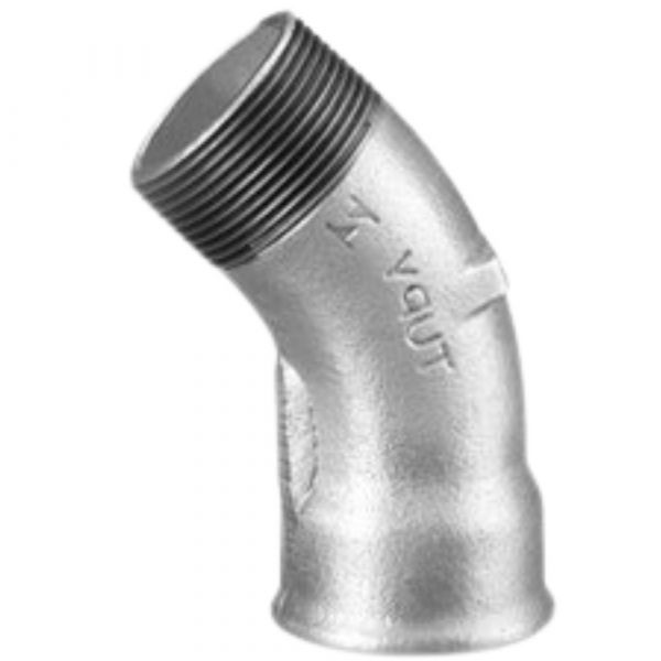 Curva Macho/Fêmea Galvanizado 45º 1 Pol. Tupy