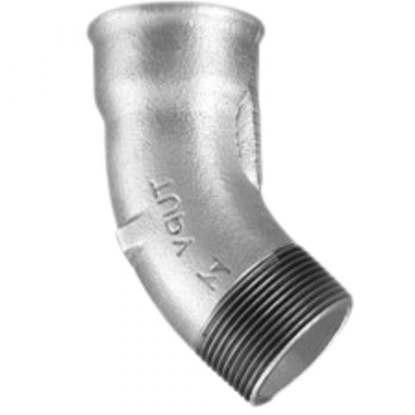 Curva Macho/Fêmea Galvanizado 45º 1 Pol. Tupy