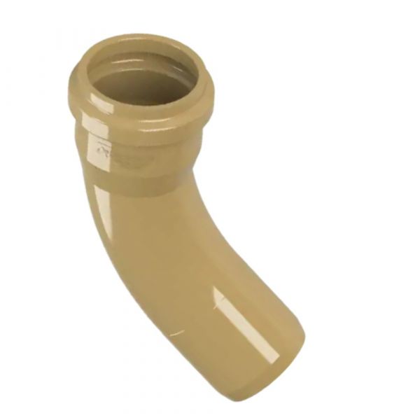 Curva PVC PBA Adutora PB 45° Junta Elástica DN100 x DE110 sem Anel Asperbras