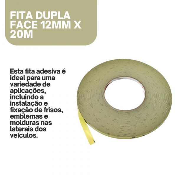 Fita Dupla Face 12mm x 20m 3M