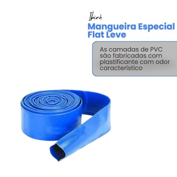 1 Metro Mangueira Especial Flat Leve Azul 3