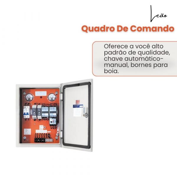 Quadro de Comando 8CV 380V CPD4 T6 Leão