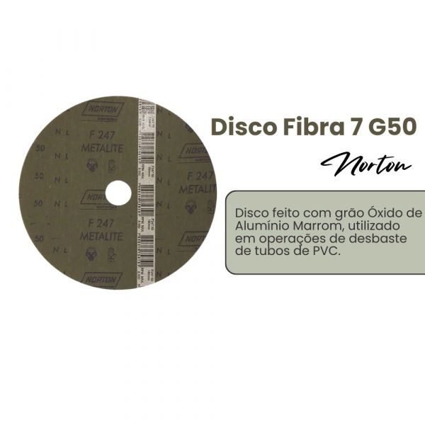 Disco Fibra 7 G50 Metalite F247 Norton