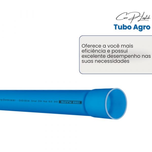 Tubo Agro DN 32 PN 60 Plastik