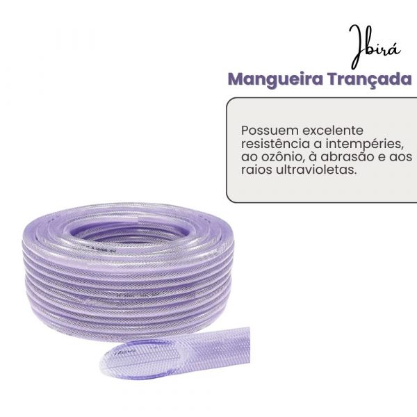 1 Metro Mangueira Trançada 3/16