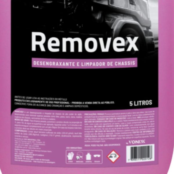 Desengraxante de Chassis e Motor Removex 5L Vintex