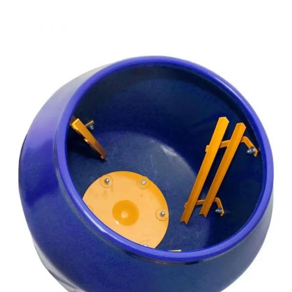 Betoneira Compacta 130 Litros 1/2 CV 4 Polos Monofásica Azul Menegotti 