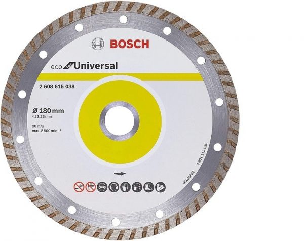 Disco de Corte Diamantado Turbo 180mm 2608615038 Bosch