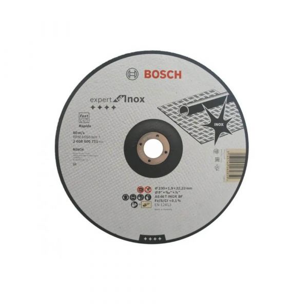 Disco Corte 9x5/64x7/8 Inox Bosch
