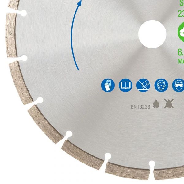 Disco de Corte Diamantado Pro Segmentado 230 x 22,23mm Norton