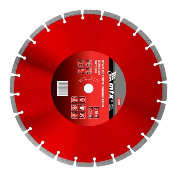 Disco de Corte Diamantado Segmentado 350x25,4mm Mtx