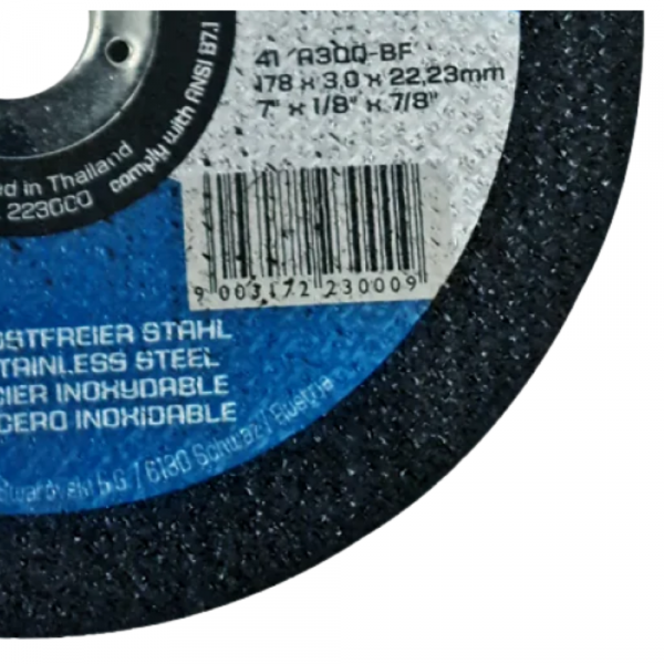 Disco de Corte Inox 2 em 7X1/8X7/8 Pol. A30Q-BF Tyrolit